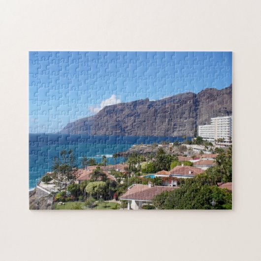 Insel-Puzzle Los Gigantes Teneriffa Puzzle (Horizontal)