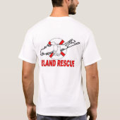 Insel-Rettungs-Prototyp T-Shirt (Rückseite)