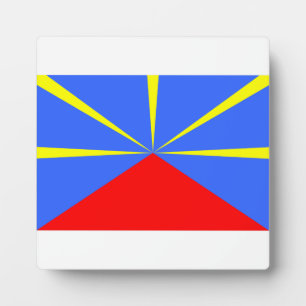 Insel Réunion 974 Reunion Island Flagge Maveli Fotoplatte