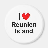 Insel Réunion Magnet (Vorne)