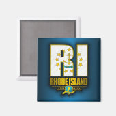 Insel Rhode (RI) Magnet (Vorderseite/Rückseite)
