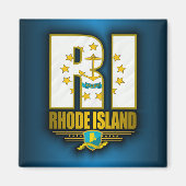 Insel Rhode (RI) Magnet (Vorne)