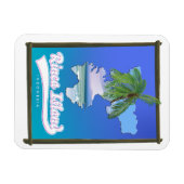 Insel Rinca Indonesien Reiseplan Magnet (Horizontal)