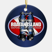 Insel Roatan (ST) Keramik Ornament (Vorne)