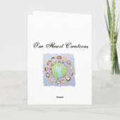 Insel-Romance, glücklicher Jahrestag Karte (Rückseite)