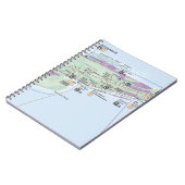 Insel Royale (Michigan) Kartennotizbuch Notizblock (Linke Seite)