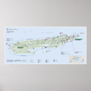 Insel Royale Nationalpark Poster
