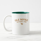 Insel Royale Nationalpark Zweifarbige Tasse (Links)