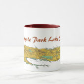 Insel Royale Park See-überlegene Diagramm-Tasse Tasse (Zentrum)