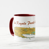 Insel Royale Park See-überlegene Diagramm-Tasse Tasse (Vorderseite Links)