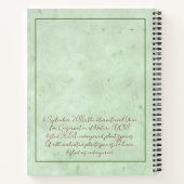 Insel Ruhe: Azorina Vidalii Notebook Notizblock (Rückseite)