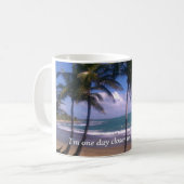 Insel-Ruhestands-Träume Kaffeetasse (Vorderseite Links)