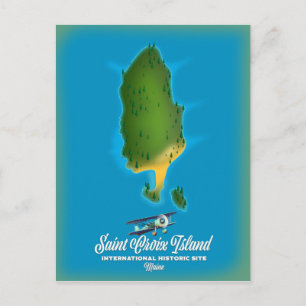 Insel Saint Croix Internationaler historischer Ort Postkarte