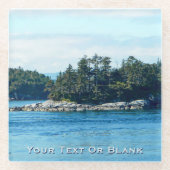 Insel Salish Glasuntersetzer (Vorderseite)