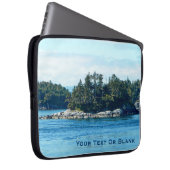 Insel Salish Laptopschutzhülle (Vorne Rechts)