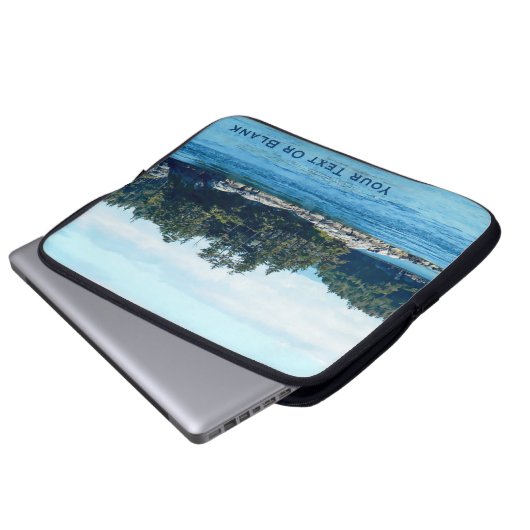 Insel Salish Laptopschutzhülle (Vorne Knopf)