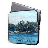 Insel Salish Laptopschutzhülle (Vorderseite Links)