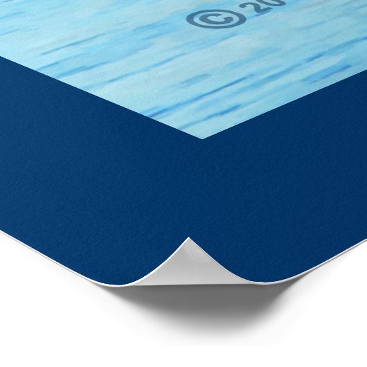 Insel Salish Poster (Ecke)