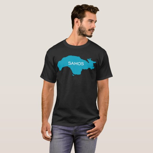 Insel Samos T-Shirt (Vorne ganz)