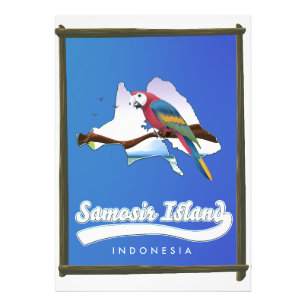 Insel Samosir Fotodruck