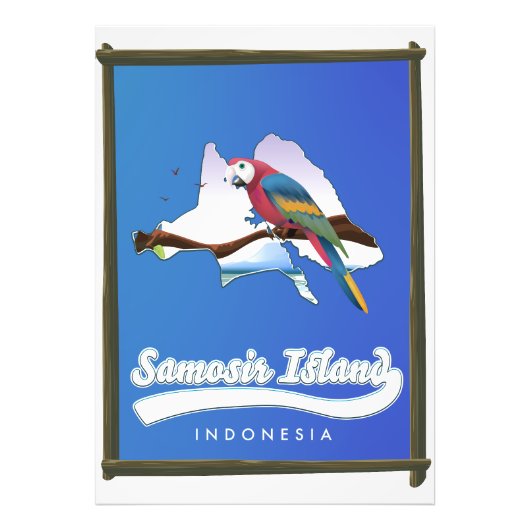 Insel Samosir Fotodruck (Vorne)