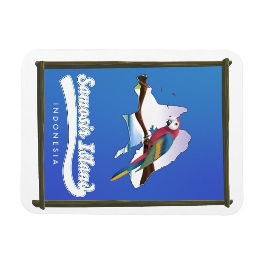 Insel Samosir Magnet (Horizontal)