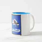 Insel Samosir Zweifarbige Tasse (VorderseiteRechts)