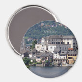 Insel San Giulio (Isola San Giulio) Magnet (Vorderseite/Rückseite)