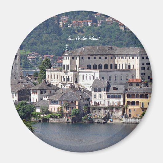 Insel San Giulio (Isola San Giulio) Magnet (Vorne)