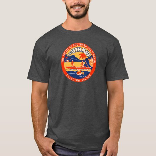 Insel Sankt Catalina - zwei Häfen - der Isthmus T-Shirt (Vorderseite)