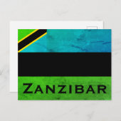 Insel Sansibar, Tansania Postkarte (Vorne/Hinten)