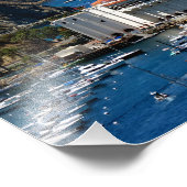 Insel Santa Catalina Fotodruck (Ecke)