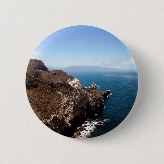 Insel Santa Cruz Button (Vorderseite)