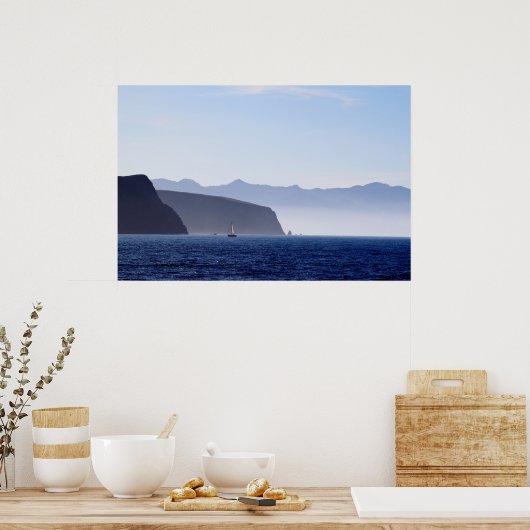 Insel Santa Cruz Poster (Küche)