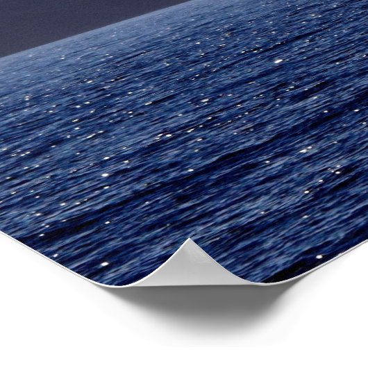 Insel Santa Cruz Poster (Ecke)