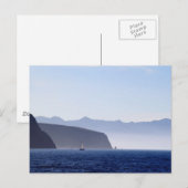 Insel Santa Cruz Postkarte (Vorne/Hinten)