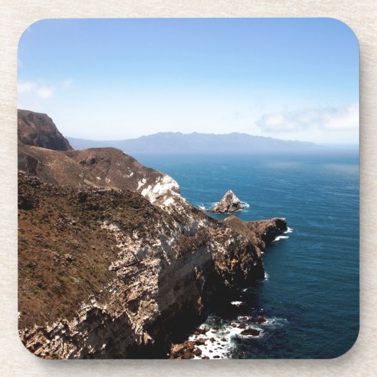 Insel Santa Cruz Untersetzer (Vorderseite)