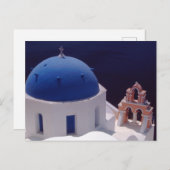 Insel Santorin, Griechenland Postkarte (Vorne/Hinten)