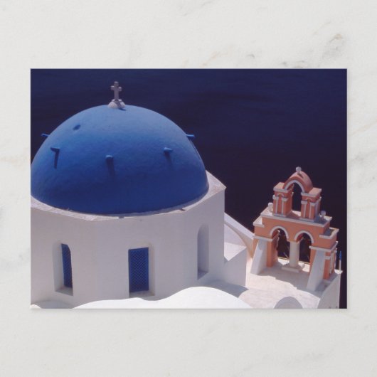 Insel Santorin, Griechenland Postkarte (Vorderseite)