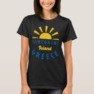 Insel Santorin, Griechenland - Sonnenschein Damen T-Shirt