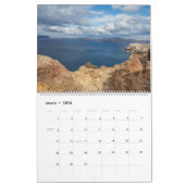 Insel Santorini, Griechenland Foto Kalender (Mär 2026)