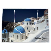 Insel Santorini, Griechenland-Geschenk-Tasche Große Geschenktüte (Vorderseite)