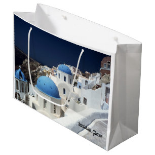 Insel Santorini, Griechenland-Geschenk-Tasche Große Geschenktüte