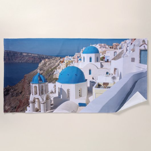 Insel Santorini, Griechenland Strandtuch (Vorderseite)
