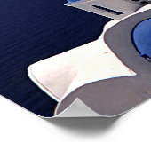 Insel Santorini Poster (Ecke)