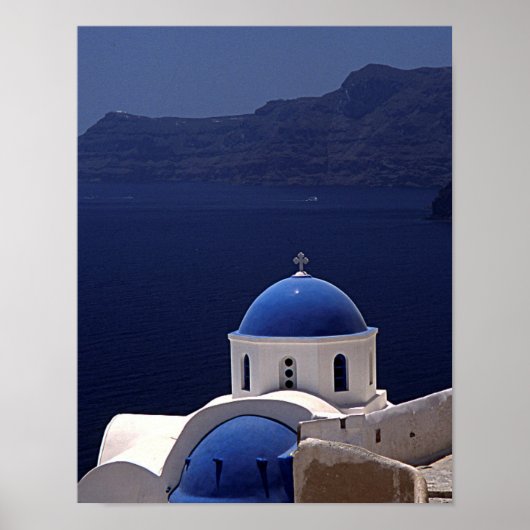 Insel Santorini Poster (Vorne)
