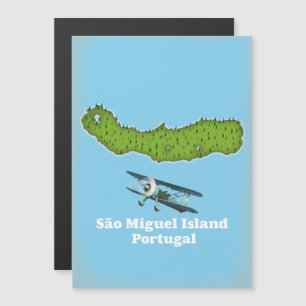 Insel São Miguel Portugal Karte