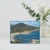 Insel Sardinien Postkarte (Stehend Vorderseite)
