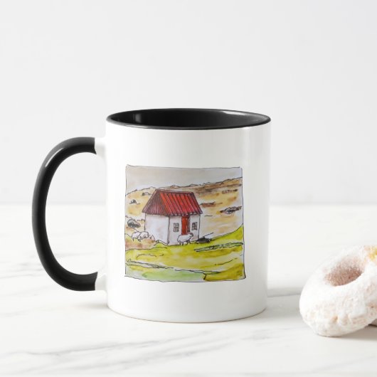 Insel Scalpay, Schottland Tasse (Mit Donut)