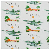 Insel-Seeflugzeug-Gewebe Stoff (Muster)